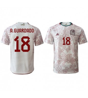 Mexico Andres Guardado #18 Replika Udebanetrøje VM 2022 Kortærmet